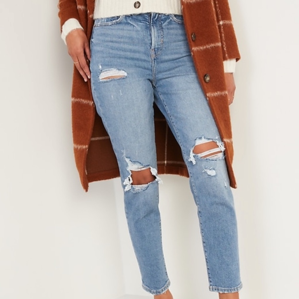 High waisted Old Navy Straight Jeans